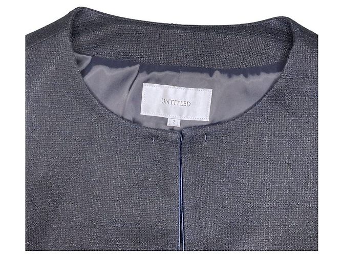 Autre Marque Completo in Tweed UNTITLED Blu Blu navy - vista 5