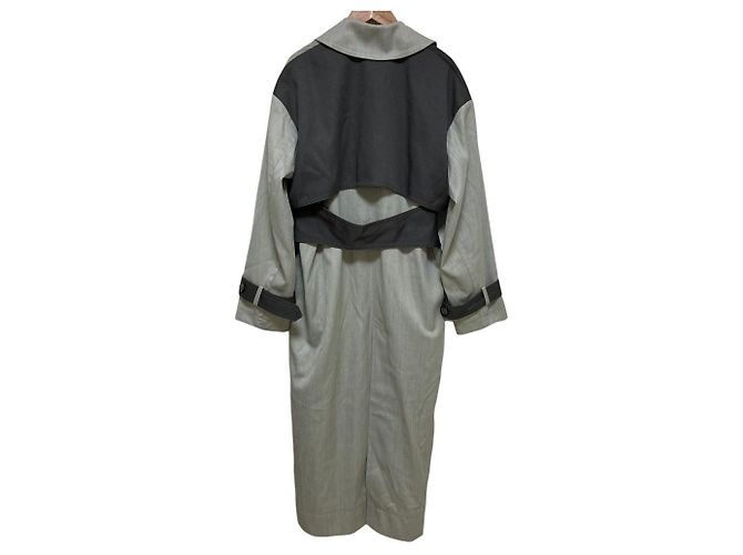 Autre Marque LE CIEL BLEU Trench Coat Cruzado Trench Coat Castaño - vista 6