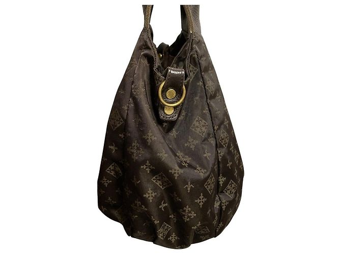 Autre Marque Borsa 2way Monogram Russet Marrone - vista 5