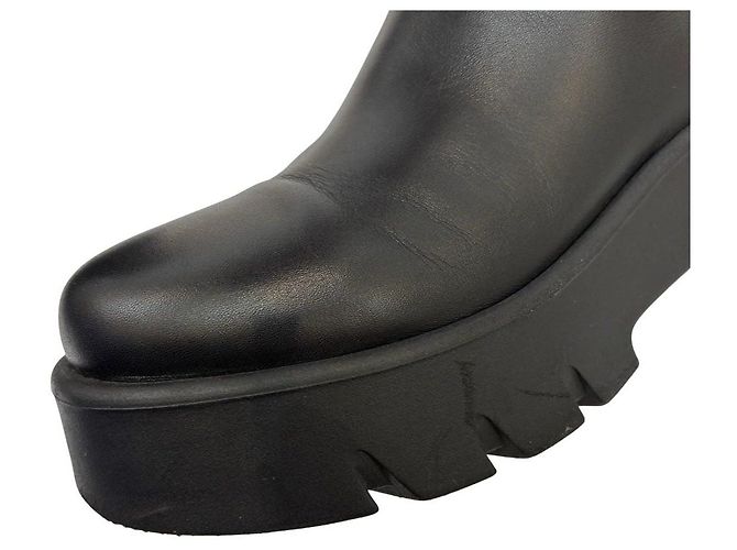 Autre Marque Gianvito Rossi MONTEY Lederstiefel Schwarz - Ansicht 12