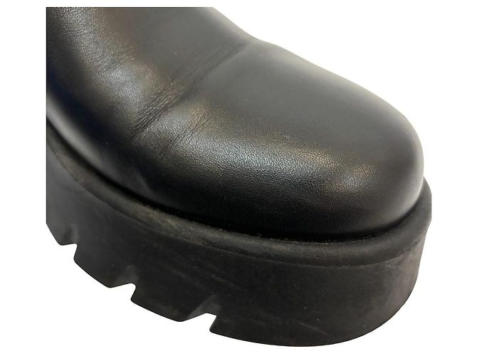 Autre Marque Gianvito Rossi MONTEY Lederstiefel Schwarz - Ansicht 13