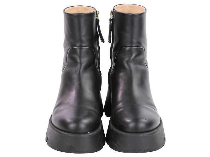 Autre Marque Gianvito Rossi MONTEY Lederstiefel Schwarz - Ansicht 2