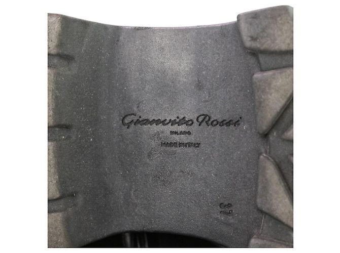 Autre Marque Gianvito Rossi MONTEY Lederstiefel Schwarz - Ansicht 7