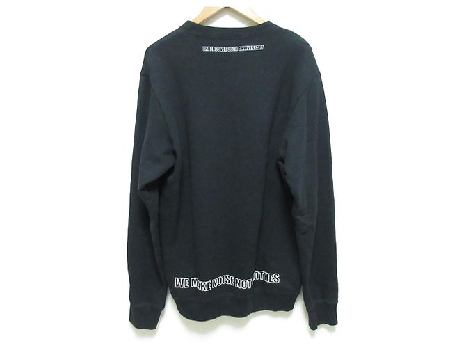 UNDERCOVER 30TH ANNIVERSARY Crewneck Sweatshirt mit U Logo Print Schwarz - Ansicht 2