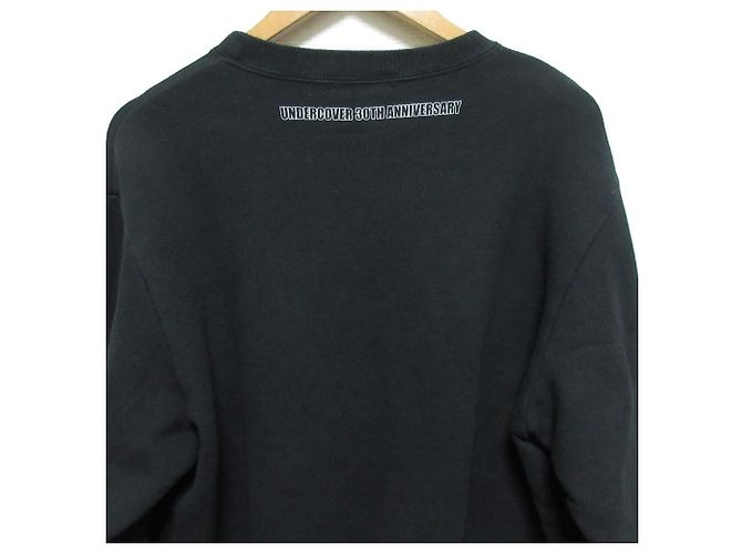 UNDERCOVER 30TH ANNIVERSARY Crewneck Sweatshirt mit U Logo Print Schwarz - Ansicht 5