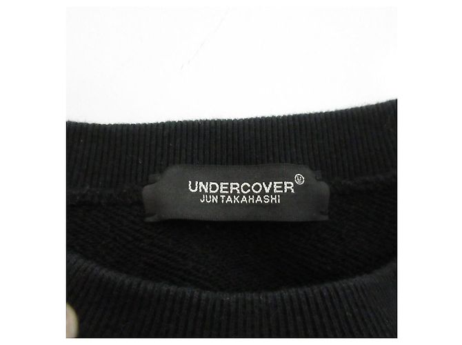 UNDERCOVER 30TH ANNIVERSARY Crewneck Sweatshirt mit U Logo Print Schwarz - Ansicht 7
