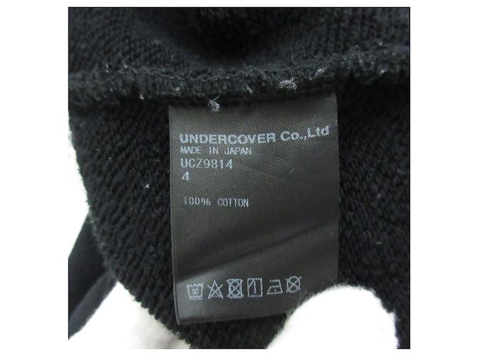 UNDERCOVER 30TH ANNIVERSARY Crewneck Sweatshirt mit U Logo Print Schwarz - Ansicht 8