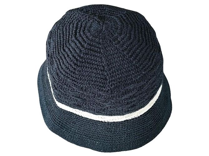 Autre Marque Laura Ashley Strick-Bucket-Hat Schwarz - Ansicht 5
