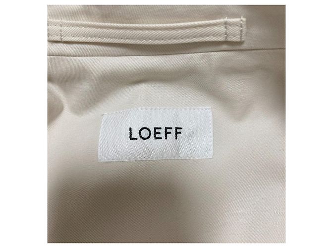 Autre Marque Trench oversize con cintura LOEFF Crudo - vista 9