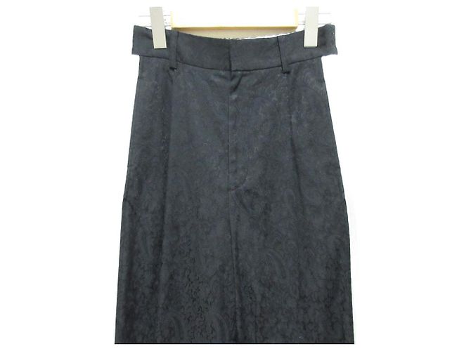 Autre Marque Double Standard Clothing Jacquard-Hose Schwarz - Ansicht 3