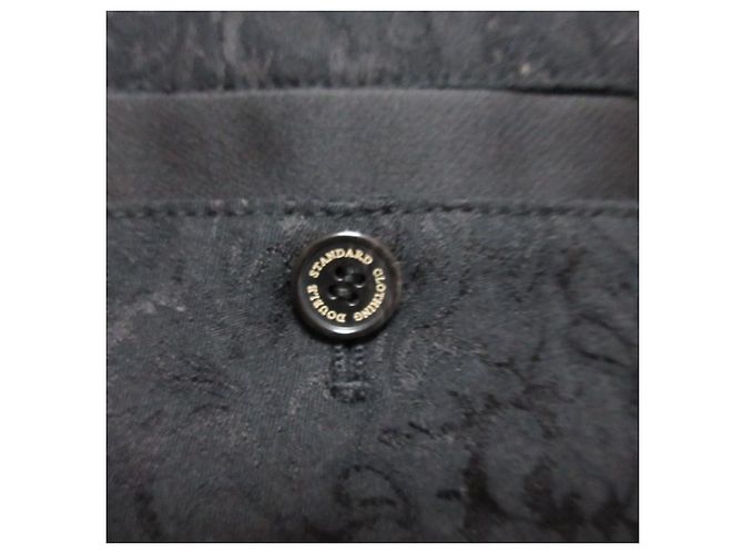 Autre Marque Double Standard Clothing Jacquard-Hose Schwarz - Ansicht 6