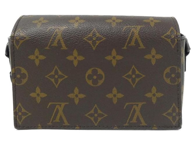 Borsa a tracolla Louis Vuitton Monogram Macassar Steamer Wearable Wallet Marrone - vista 2