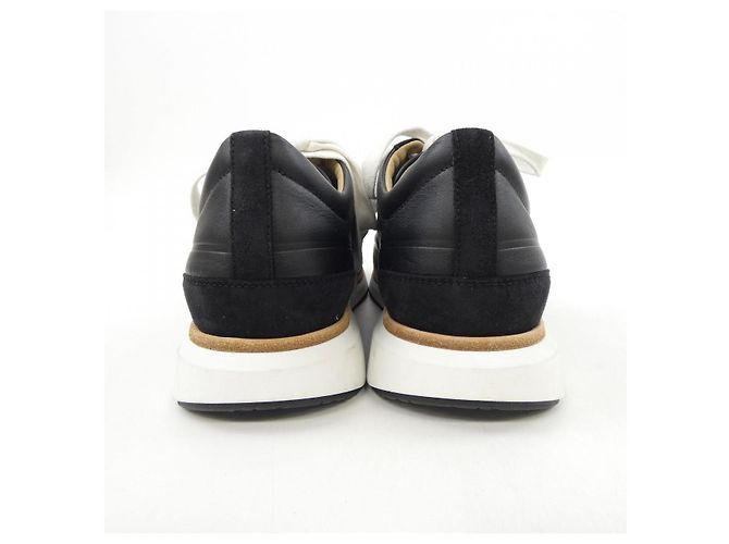 Hermès Easy Sneakers aus schwarzem Leder - Ansicht 5