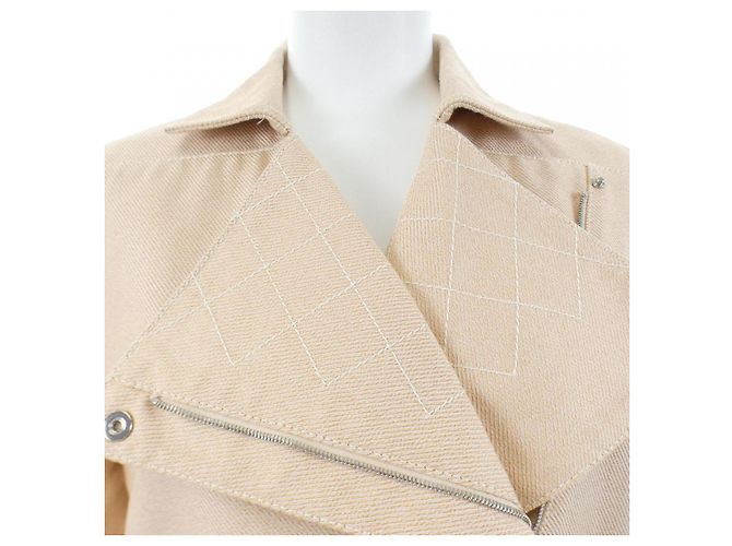 Hermès Wolljacke Beige - Ansicht 5