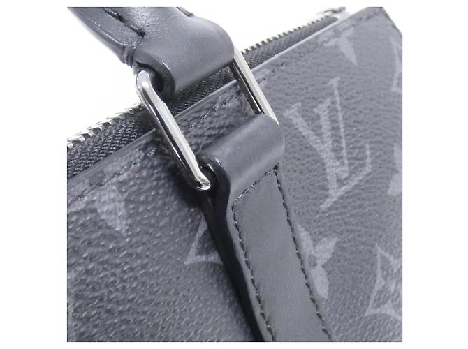 Louis Vuitton Monogram Eclipse Sac Plat Cross shoulder bag Preto - vista 4