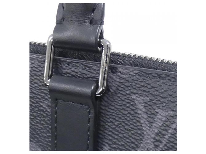 Louis Vuitton Monogram Eclipse Sac Plat Cross shoulder bag Preto - vista 5