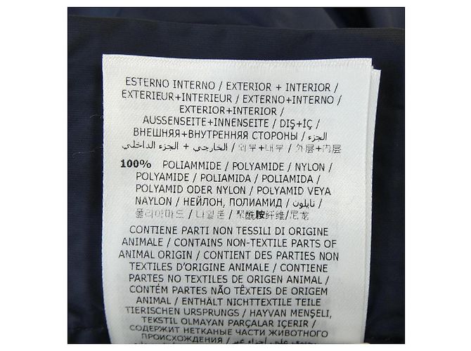 Abrigo de plumón Moncler FLAMMETTE Azul Azul marino - vista 3