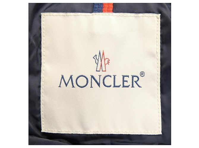 Casaco de Penas Moncler FLAMMETTE Azul Azul marinho - vista 5