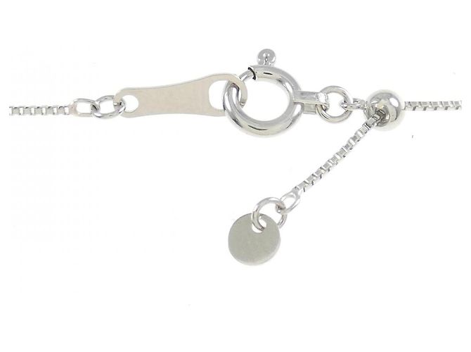 Autre Marque Collier en platine et diamants Argenté - vue 5