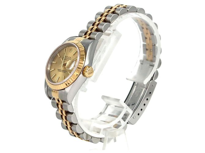 Rolex Datejust Stainless Steel Yellow Gold Uhr Golden - Ansicht 2