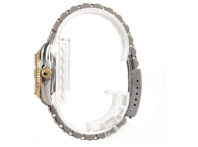 Rolex Datejust Stainless Steel Yellow Gold Uhr Golden - Ansicht 3