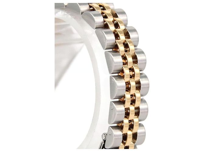 Rolex Datejust Stainless Steel Yellow Gold Uhr Golden - Ansicht 4