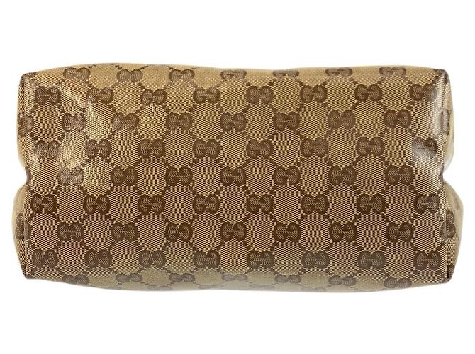Gucci GG Crystal PVC 2-Way Tasche Beige - Ansicht 10