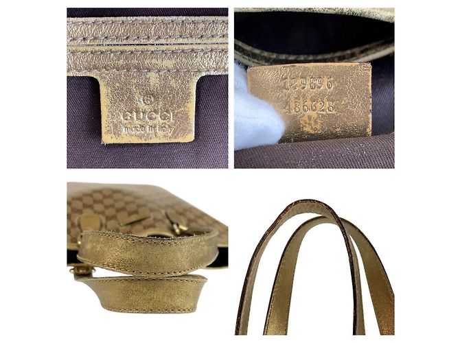 Gucci GG Crystal PVC 2-Way Tasche Beige - Ansicht 3
