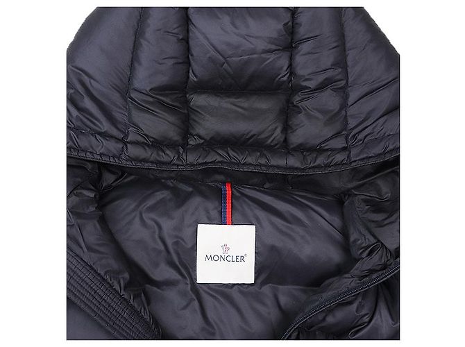 Moncler SASSIERE GIUBOTTO Chaqueta de plumón 100% Nylon Azul Azul marino - vista 2