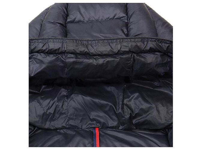 Moncler SASSIERE GIUBOTTO Chaqueta de plumón 100% Nylon Azul Azul marino - vista 3