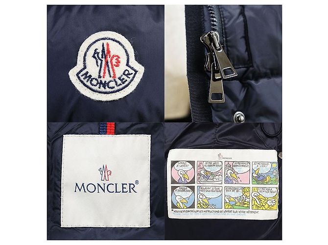 Moncler HERMIFUR GIUBOTTO Chaqueta de Plumas de Nylon Azul Azul marino - vista 9