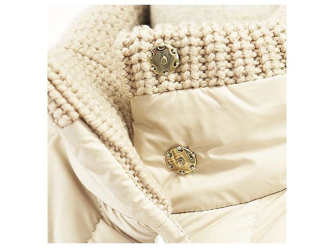 Moncler ANTIGONE Daunenjacke aus Polyester Beige - Ansicht 12