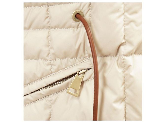 Moncler ANTIGONE Daunenjacke aus Polyester Beige - Ansicht 13