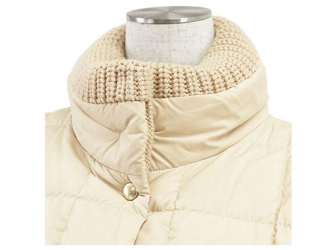 Moncler ANTIGONE Daunenjacke aus Polyester Beige - Ansicht 2