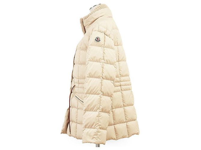 Moncler ANTIGONE Daunenjacke aus Polyester Beige - Ansicht 4