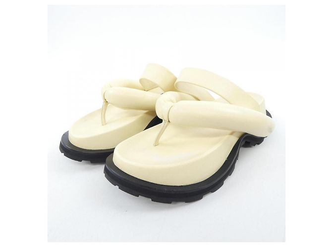Sandali Jil Sander JS36046A Beige - vista 3