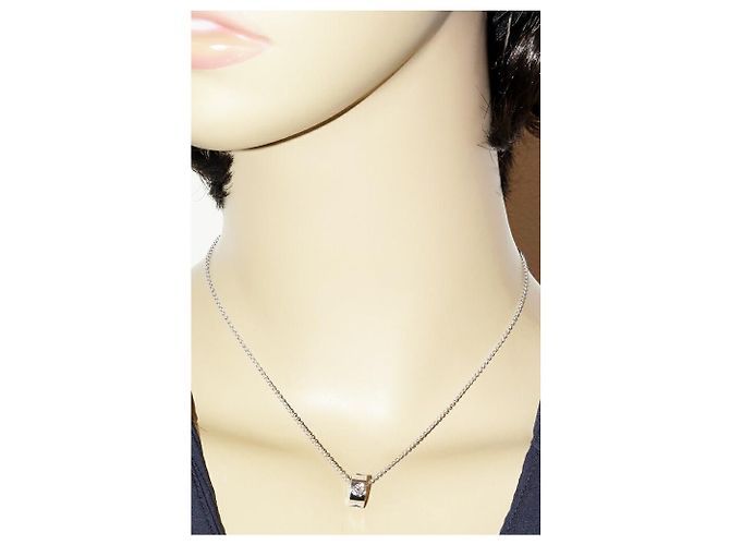 Collar Louis Vuitton Empreinte Au750 Diamond Plata - vista 2