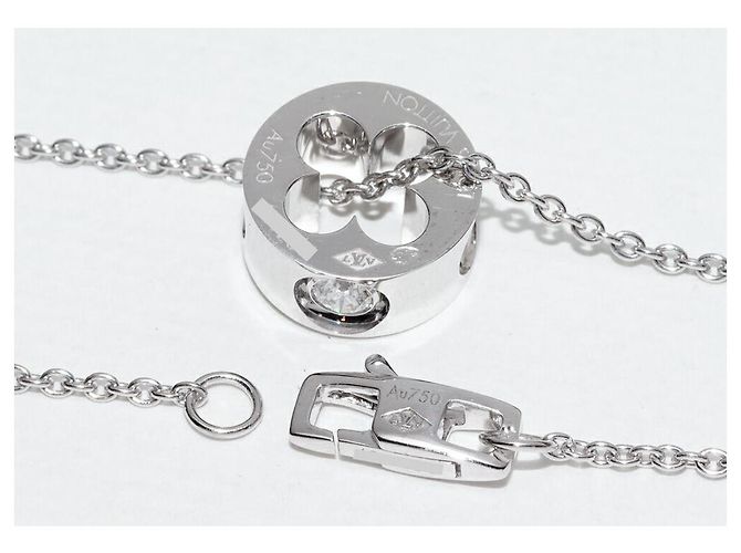 Collar Louis Vuitton Empreinte Au750 Diamond Plata - vista 4