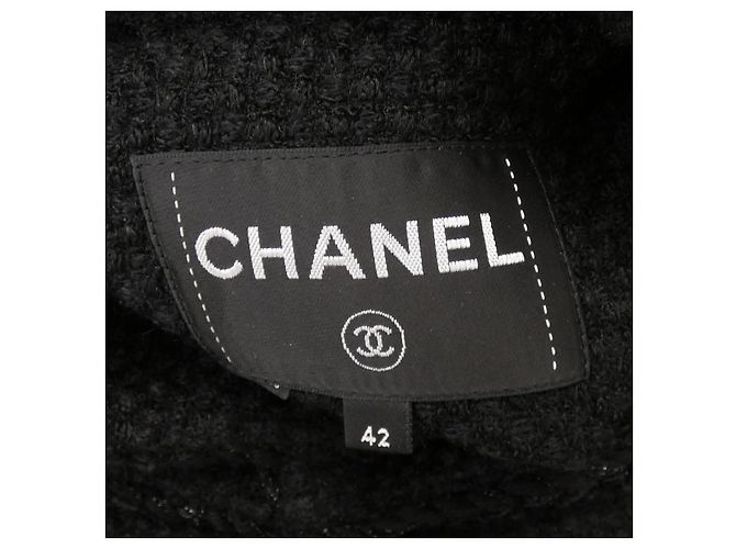 Abrigo de lana Chanel P79858V71974 Negro - vista 5