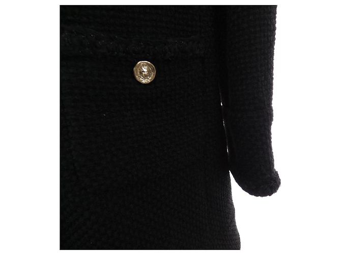 Abrigo de lana Chanel P79858V71974 Negro - vista 7