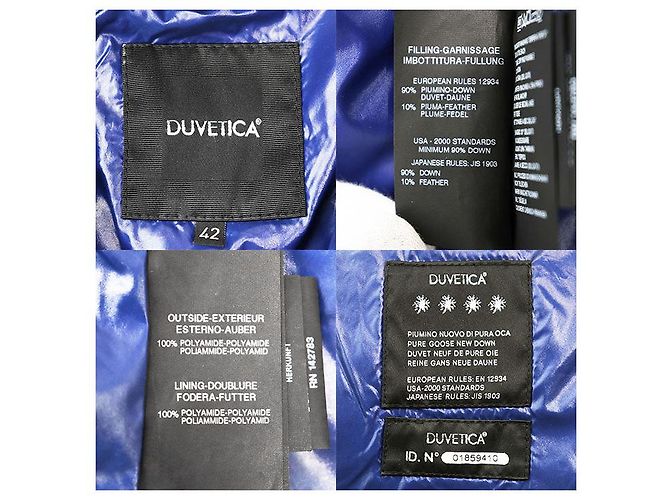 Autre Marque DUVETICA ACE Abrigo de plumón 100% Nylon Azul - vista 10