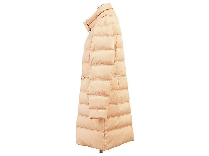 Abrigo de plumón de nailon Salvatore Ferragamo Rosa Beige - vista 11
