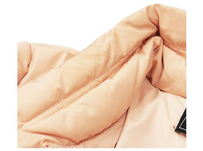 Abrigo de plumón de nailon Salvatore Ferragamo Rosa Beige - vista 8