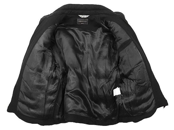 Autre Marque Chaqueta acolchada bordada de 100% Cashmere Gabriele Pasini Negro - vista 9