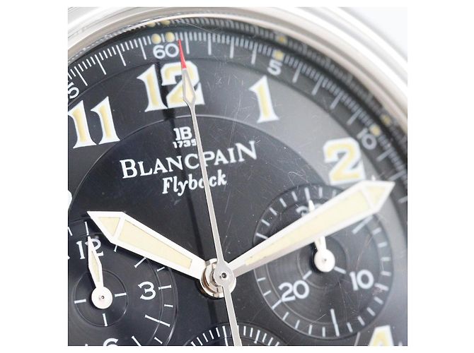 Blancpain Leman Flyback Chronograph Acero Inoxidable Cronógrafo Automático Negro - vista 10