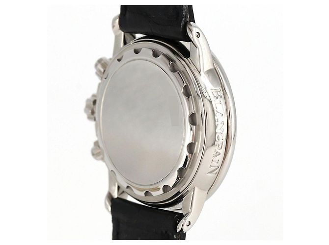 Blancpain Leman Flyback Chronograph Acero Inoxidable Cronógrafo Automático Negro - vista 6