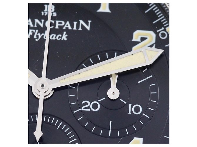 Blancpain Leman Flyback Chronograph Acero Inoxidable Cronógrafo Automático Negro - vista 8