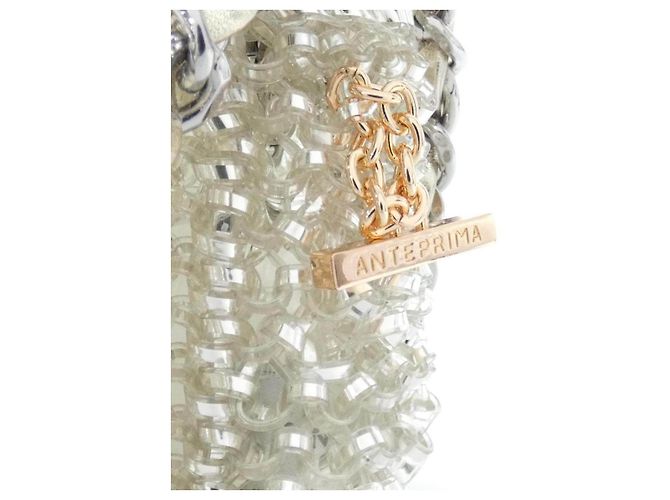Autre Marque Borsa a tracolla ANTEPRIMA in PVC Argento D'oro - vista 4