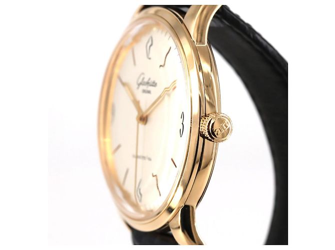 Autre Marque Reloj Glashütte Original Senator Sixties Rose Gold Plata - vista 3
