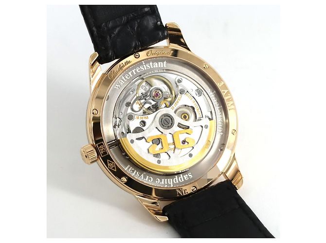 Autre Marque Reloj Glashütte Original Senator Sixties Rose Gold Plata - vista 5